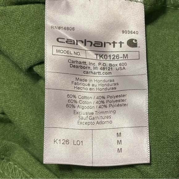 CARHARTT Loose Fit Heavyweight Long Sleeve Pocket T-Shirt - Picture 5 of 8